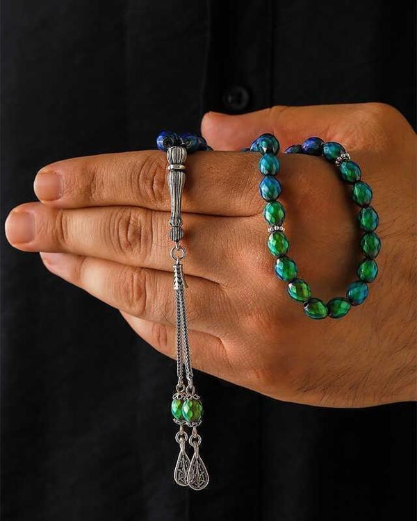 Himarry Gümüş Aksesuarlı His Taşı Tesbih - Image 1