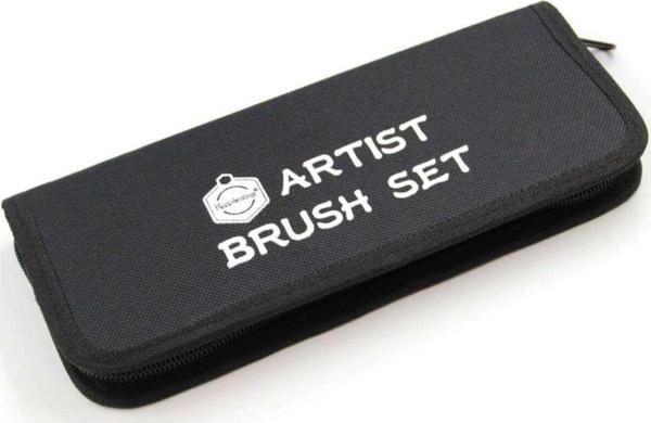 Keep Smiling Çantalı Sentetik Fırça Seti 10’Lu A6820 - Image 1