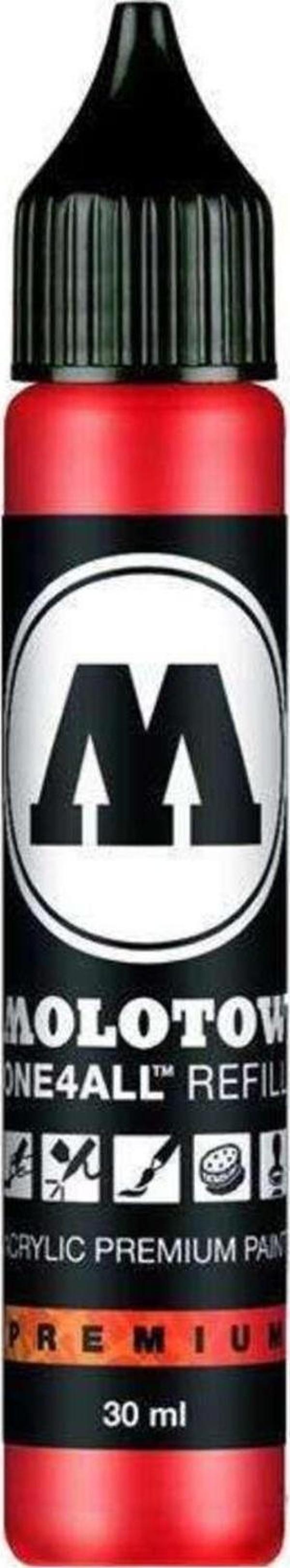 Molotow One4All Akrilik Mürekkep Refill 30 Ml Traffic Red 13 - Image 1