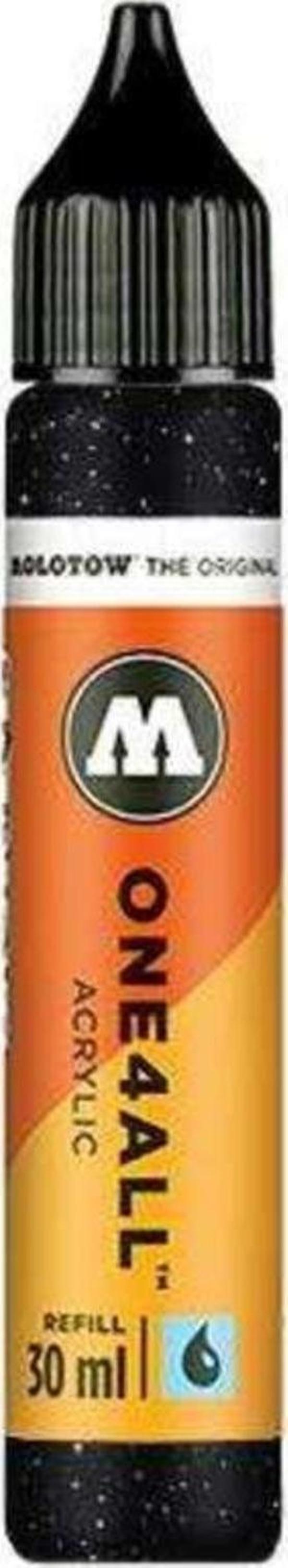 Molotow One4All Akrilik Mürekkep Refill 30 Ml Metallic Black 223 - Image 1