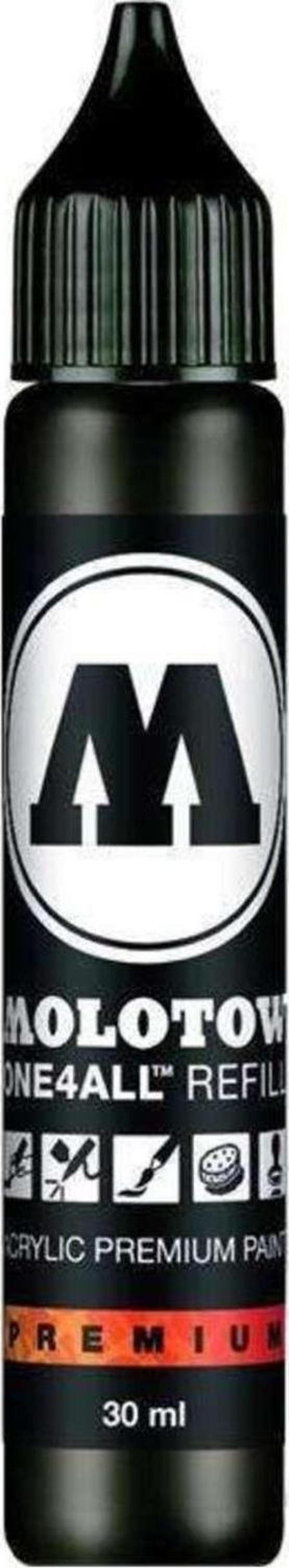 Molotow One4All Akrilik Mürekkep Refill 30 Ml Signal Black 180 - Image 1