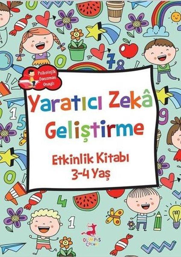 Yaratıcı Zeka Geliştirme Etkinlik Kitabı 3 - 4 Yaş - Olimpos Çocuk - Image 1