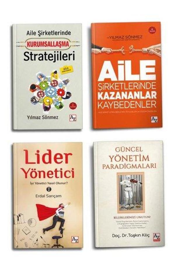 Yönetim Seti - 4 Kitap Takım - Az Kitap - Image 1