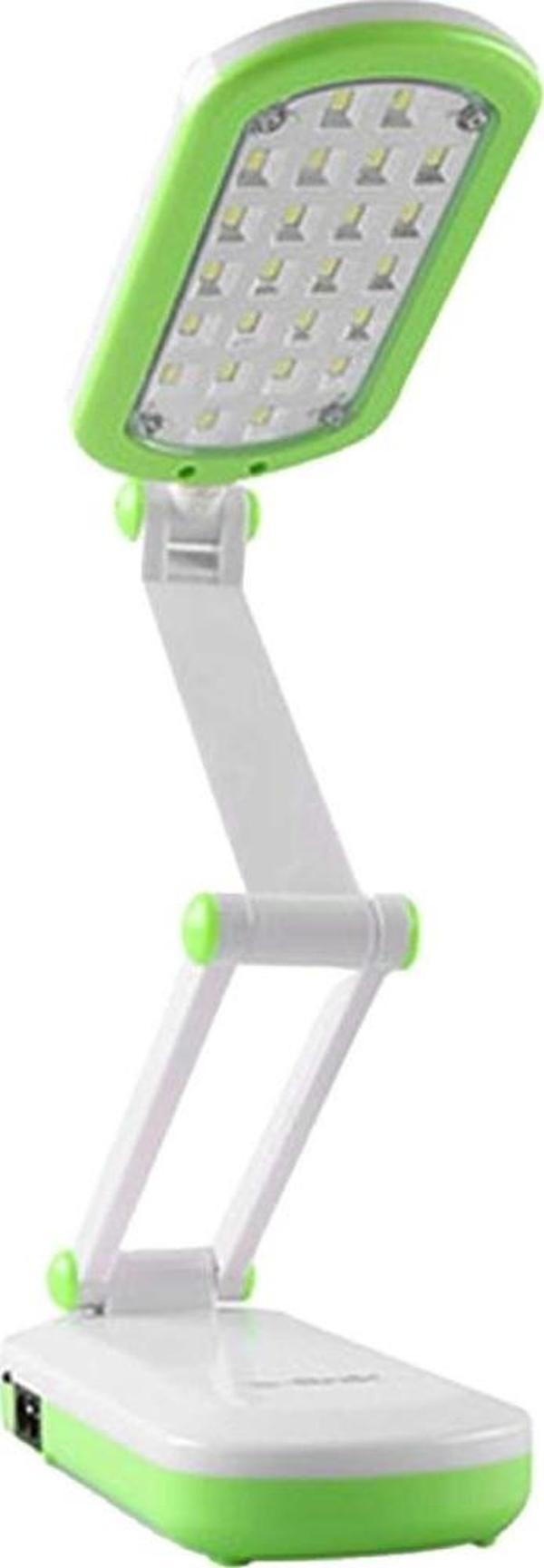 S-Link ML-300 Beyaz 24 Ledli Ayarlanabilir Şarjlı Masaüstü Led Lamba - Image 1