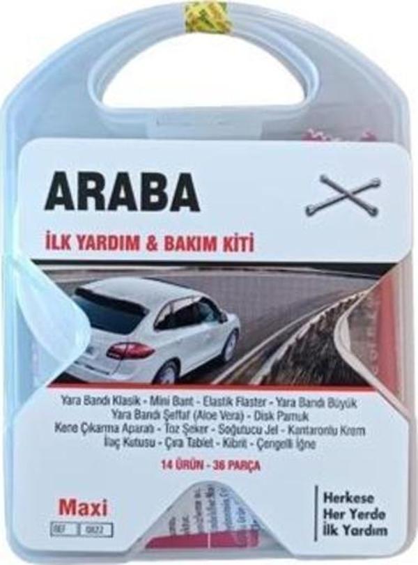 Dr Plus Araba Ilk Yardım Ve Bakım Kiti MiniKit 14 Ürün 36 Parça - Image 1