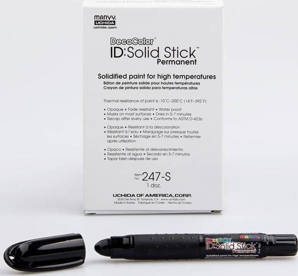 Marvy 247 Solid Stick Industrial Marker Siyah - Image 1