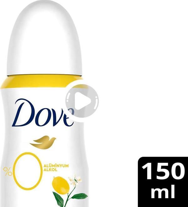 Dove Deodorant Limon Çiçeği Ve Vanilya Özlü Bayan 150 Ml - Image 1