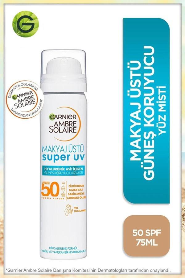 Garnier Ambre Solaire Makyaj Üstü Güneş Koruyucu Yüz Misti - Image 1