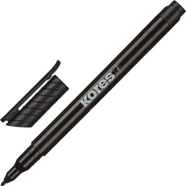 Kores K-Marker Permanent Fine Marka ve Dövme Kalemi M Uç Siyah - Image 1