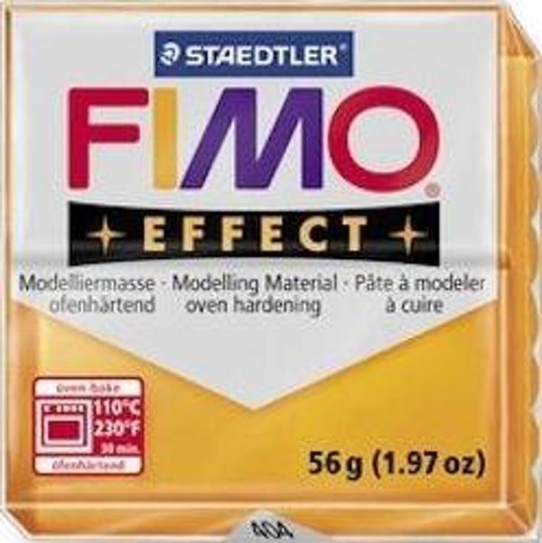 Staedtler Fimo Effect Polimer Kil 57 gr 404 Orange (Transparan) - Image 1