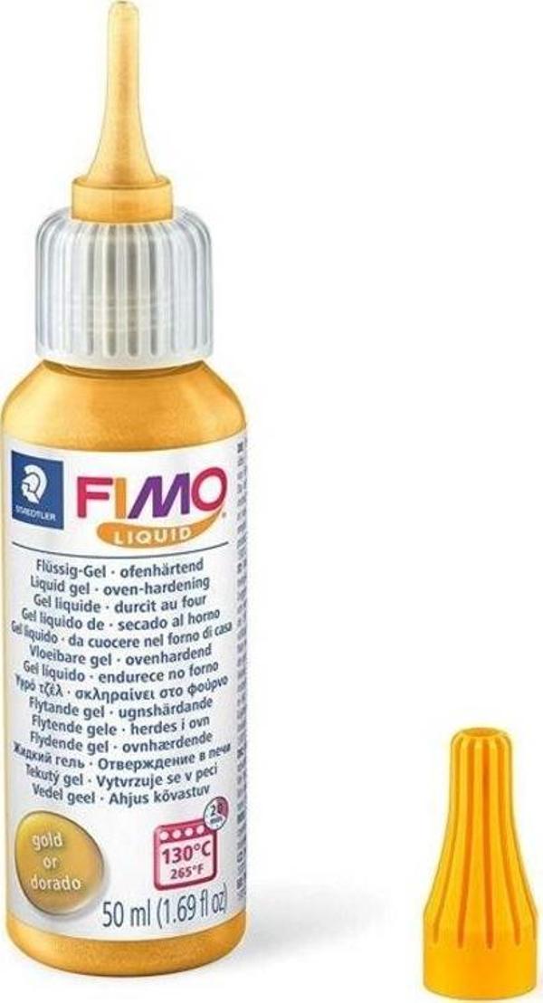 Staedtler Fimo Liquid Deco Gel Altın 50 ml. - Image 1