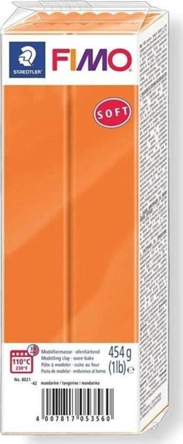 Staedtler Fimo Soft Polimer Kil 454 gr. 42 Mandalina - Image 1