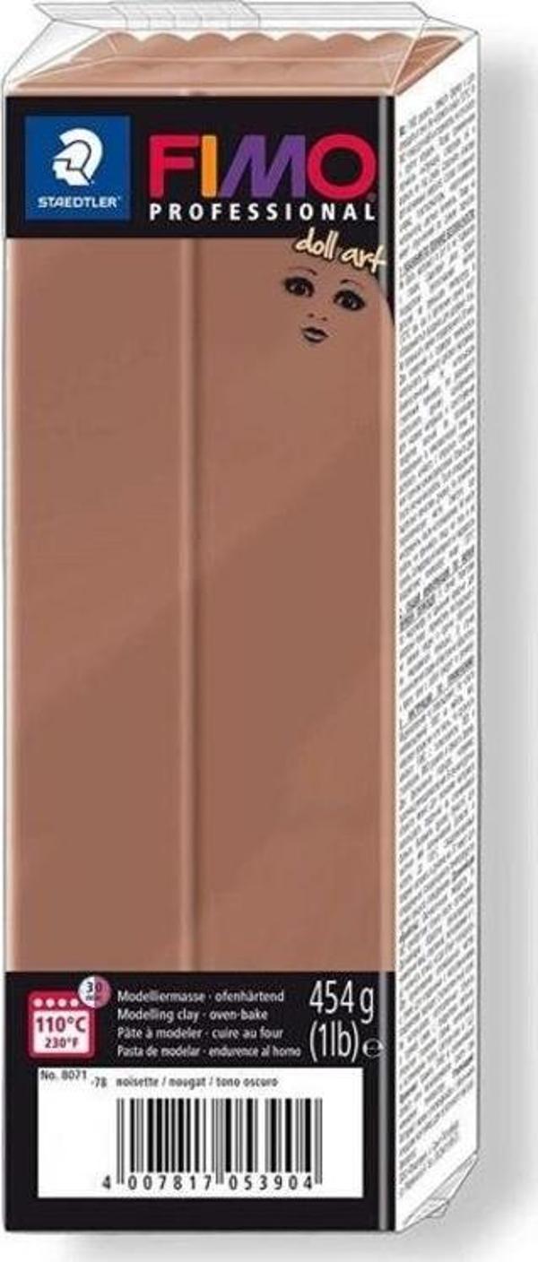 Staedtler Fimo Professional Doll Art Polimer Kil 454 gr. 78 Nougat - Image 1