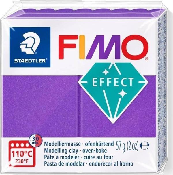 Staedtler Fimo Effect Polimer Kil 57 gr 61 Metallic Lilac - Image 1