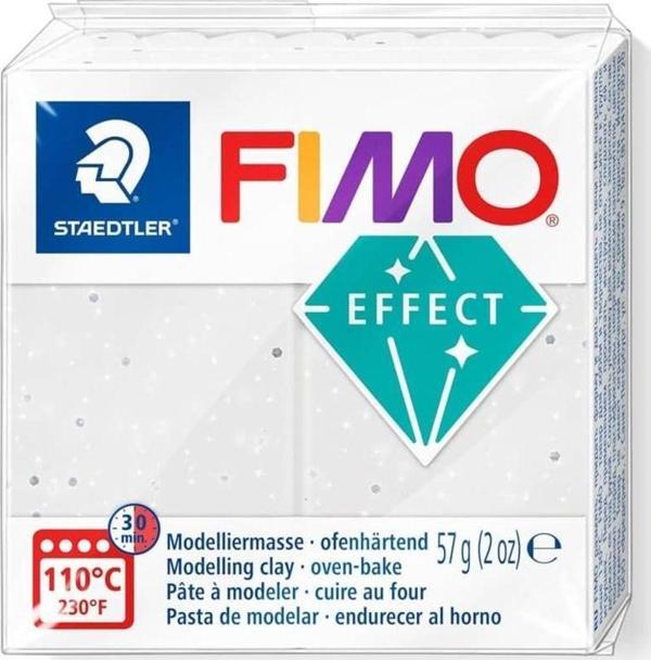 Staedtler Fimo Effect Polimer Kil 57 gr 003 Stone White Granite - Image 1