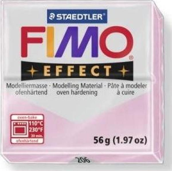 Staedtler Fimo Effect Polimer Kil 57 gr 206 Rose Quartz (Mücevher Renkleri) - Image 1
