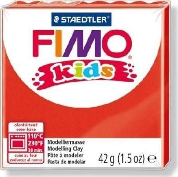 Staedtler Fimo Kids Yumuşak Polimer Kil 42 gr 2 Red - Image 1