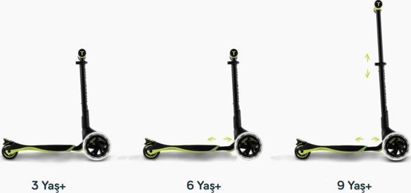 SmarTrike Xtend 3 Aşamalı Büyüyebilen Çocuk Scooterı (3-12 Yaş) - Lime - Image 1
