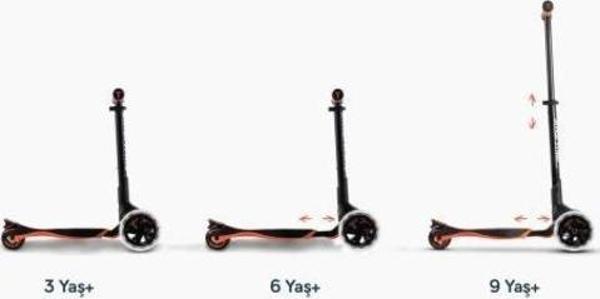 SmarTrike Xtend 3 Aşamalı Büyüyebilen Çocuk Scooterı (3-12 Yaş) - Orange - Image 1
