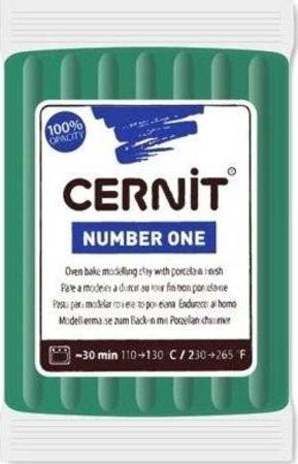 Cernit Number One Polimer Kil 56 gr 600 Green - Image 1