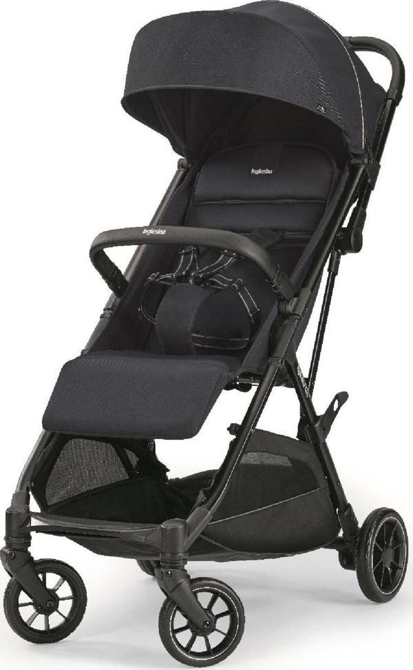 Inglesina Now Kendiliğinden Katlanan Tek Hamlede Açılan Kabin Boy Bebek Arabası - Splash Blue - Image 1