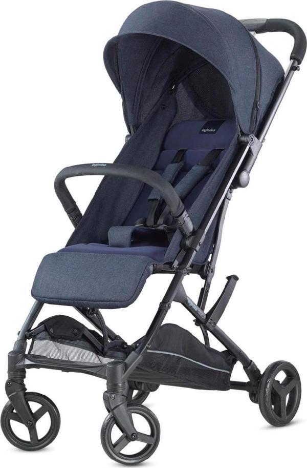 Inglesina Sketch Tek El Tek Hamle ile Katlanıp Açılan Bebek Arabası - Navy - Image 1