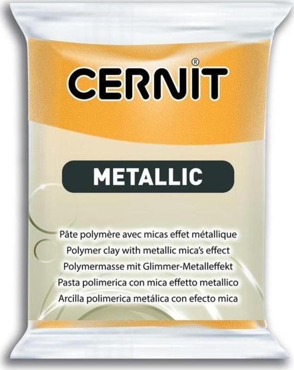 Cernit Metallic Polimer Kil 56 gr 050 GOLD - Image 1
