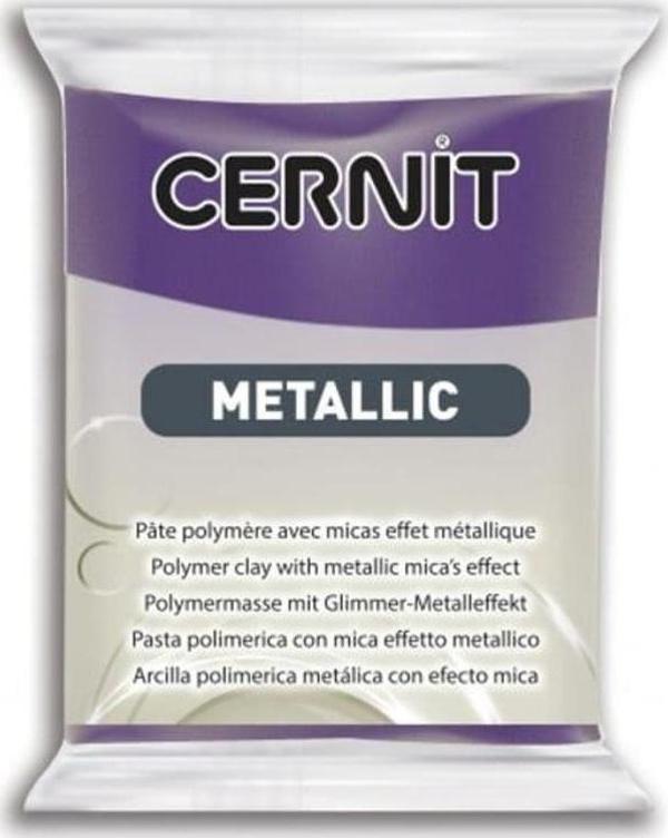 Cernit Metallic Polimer Kil 56 gr 900 Violet - Image 1