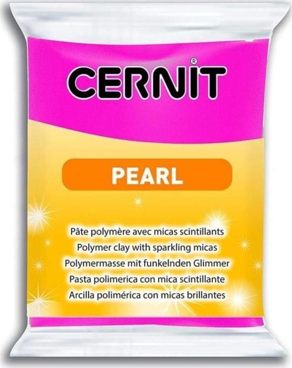 Cernit Pearl Polimer Kil 56 gr 460 Magenta - Image 1