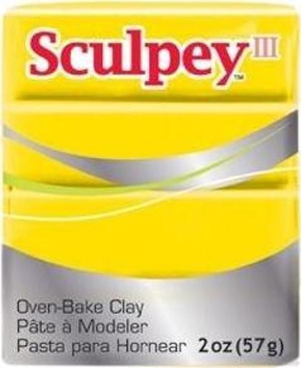 Sculpey III Polimer Kil 57 gr 072 Yellow (Sarı) - Image 1