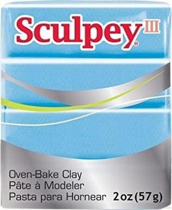 Sculpey III Polimer Kil 57 gr 1103 Light Blue Pearl (Açık Mavi İnci) - Image 1