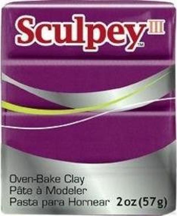Sculpey III Polimer Kil 57 gr 1112 Fuschia Pearl (Simli Fuşya) - Image 1