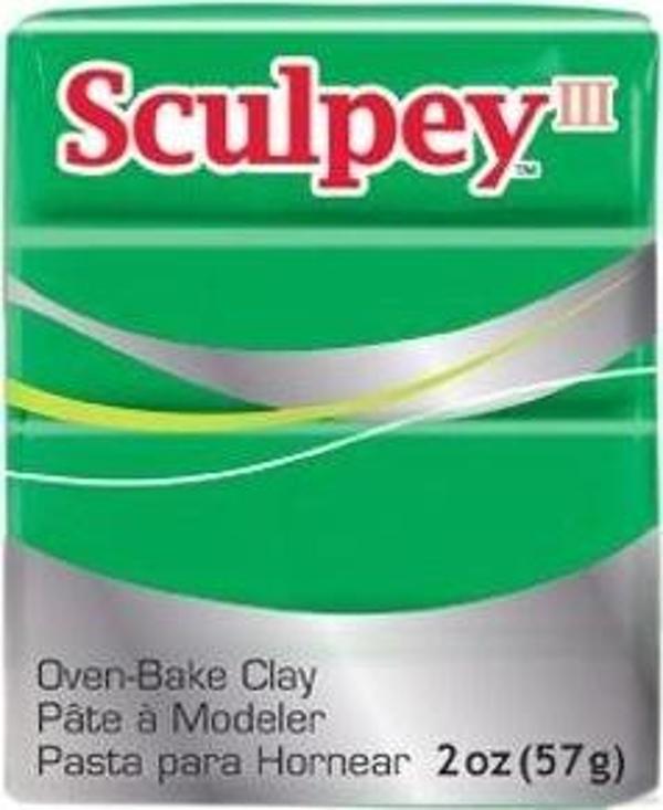Sculpey III Polimer Kil 57 gr 323 Emerald (Zümrüt Yeşili) - Image 1