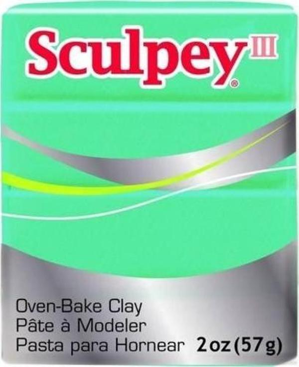 Sculpey III Polimer Kil 57 gr 538 Teal Pearl - Image 1