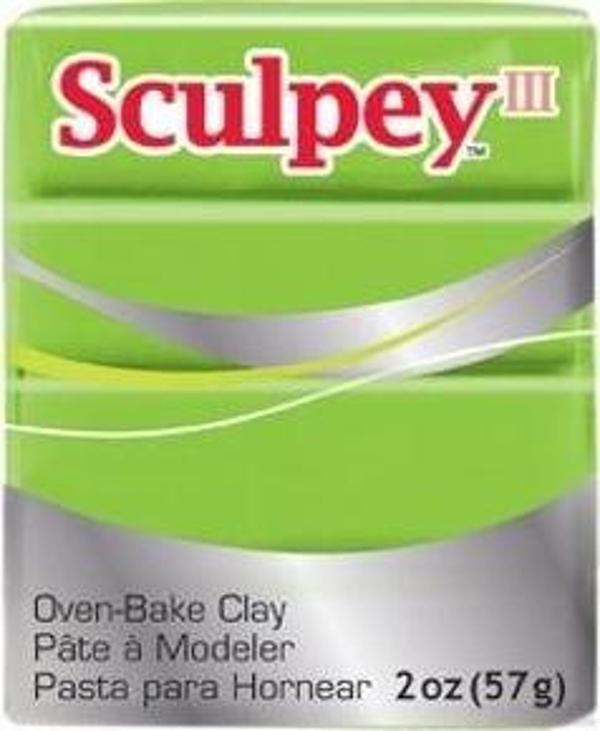 Sculpey III Polimer Kil 57 gr 1629 Granny Smith - Image 1