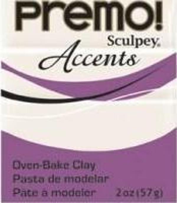 Sculpey Premo Accents Polimer Kil 57 gr 5101 Pearl - Image 1