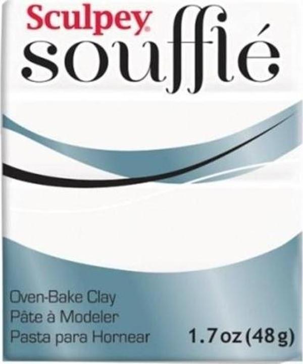 Sculpey Souffle Polimer Kil 48 gr. Beyaz (Igloo) - Image 1