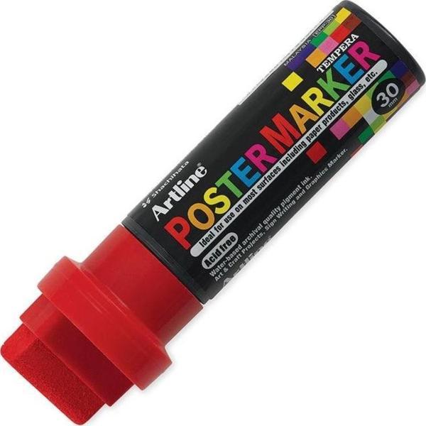 Artline Poster Marker 30 mm Kırmızı - Image 1