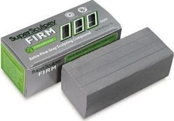 Sculpey Super Firm Fırınlanabilir Heykel Seramik ve Model Hamuru Gri 454 gr. - Image 1
