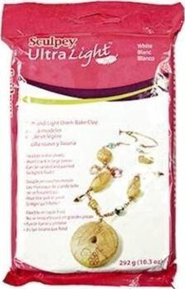 Sculpey Ultra Light Ekstra Yumuşak ve Hafif Fırınlanabilir Seramik Hamuru 292 gr. Beyaz - Image 1