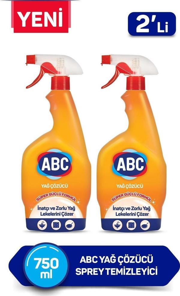 ABC SPREY YAĞ ÇÖZÜCÜ 750 MLX2 - Image 1