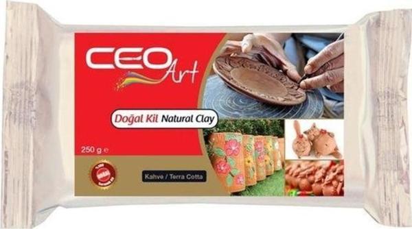 Ceo Art Doğal Kil Kahverengi Seramik Hamuru 250 gr - Image 1