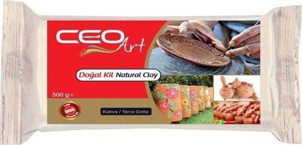 Ceo Art Doğal Kil Kahverengi Seramik Hamuru 500 gr - Image 1
