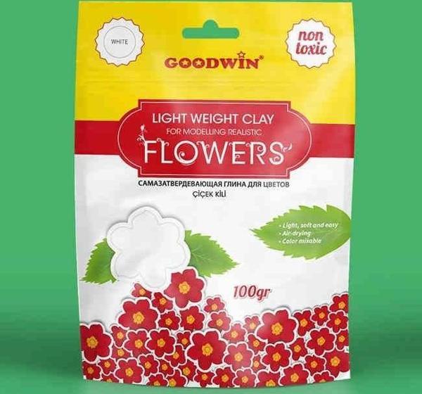 Goodwin Çiçek Kili 100 gr. BEYAZ - Image 1