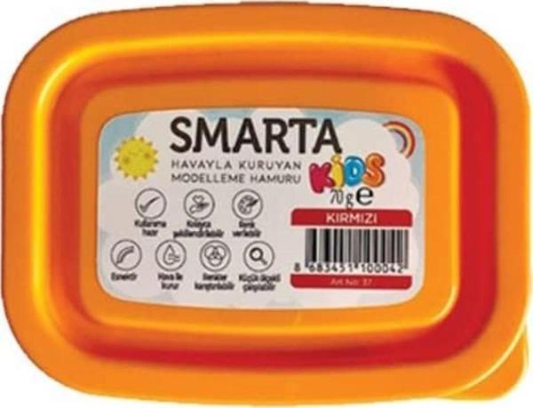 Smarta Kids Havayla Kuruyan Modelleme Hamuru Kırmızı 70 gr - Image 1