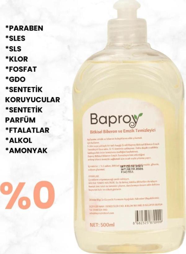 Baby Bitkisel Biberon Emzik Temizleyicisi 500 Ml - Image 1