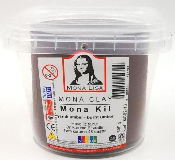Südor Mona Clay Modelleme Kili 500gr. Burnt Umber - Image 1