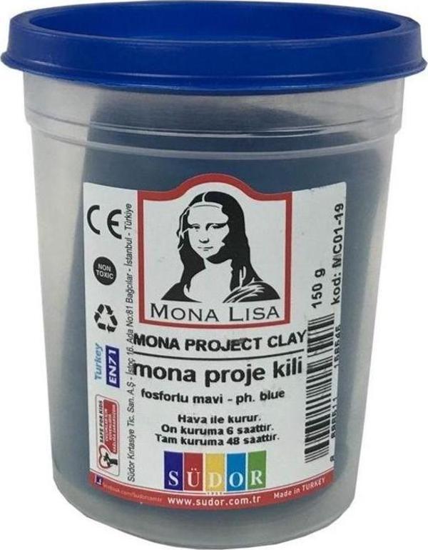 Südor Mona Lisa Mona Proje Kili 150 gr Fosforlu Mavi - Image 1