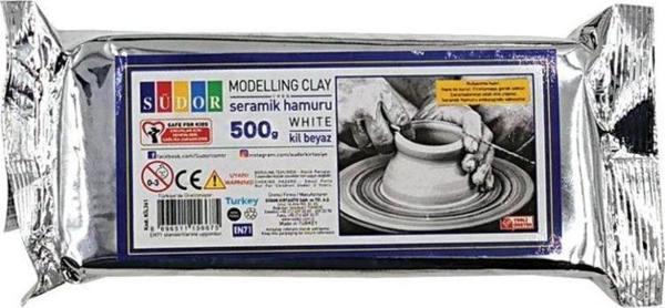Südor Seramik Kil 500 gr Beyaz - Image 1
