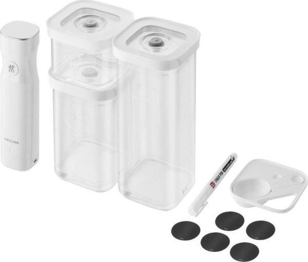 Zwilling Fresh & Save Cube Vakum Başlangıç Seti, S / 6-Parça, Şeffaf-Beyaz - Image 1